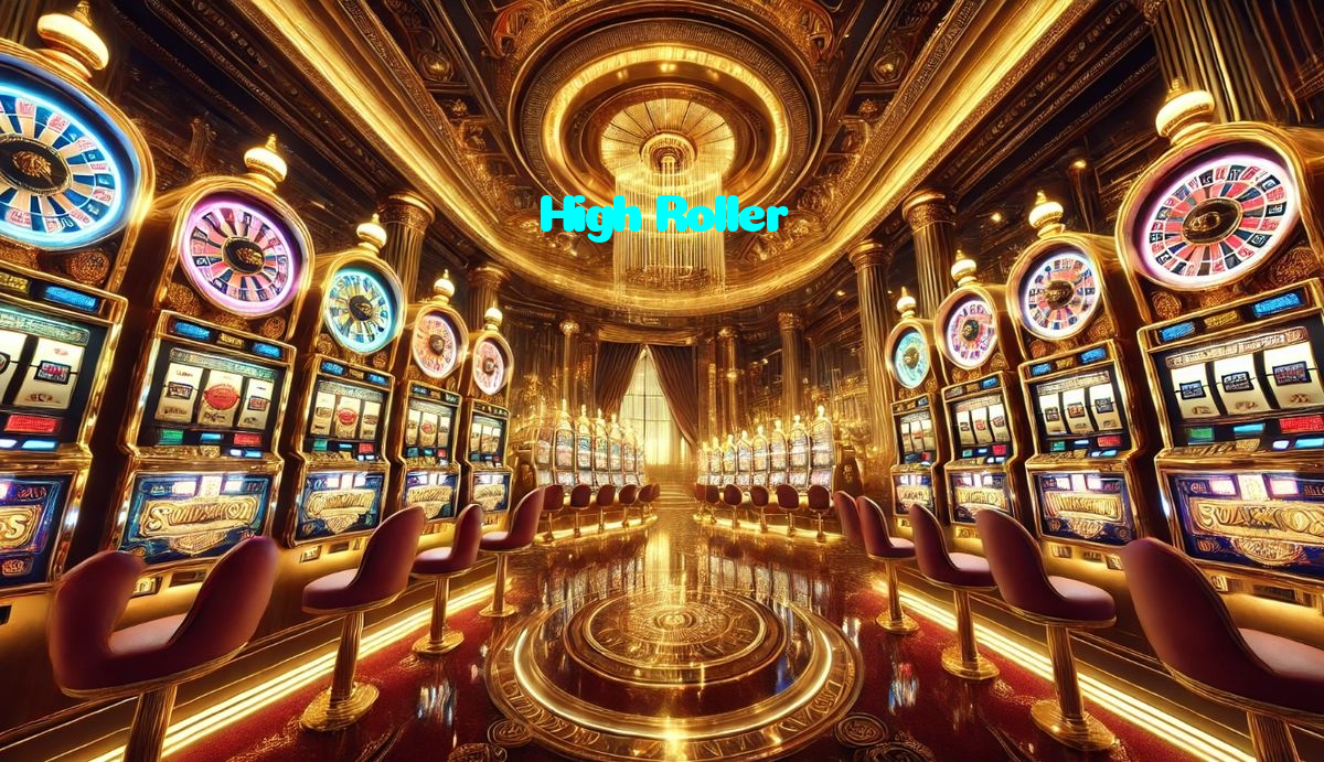 High Roller casino presented on mobile device in Pakistan with slots and live games